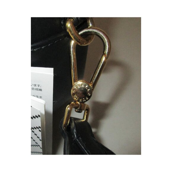 Furla Brava Mini Straw & Black Leather Summer Crossbody Shoulder Bag NWOT - Picture 11 of 11